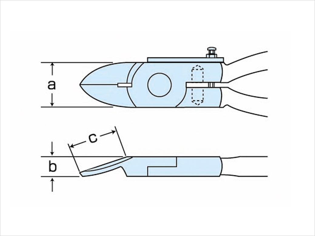 160SG ガタ修正具付ハイプラニッパPAT.